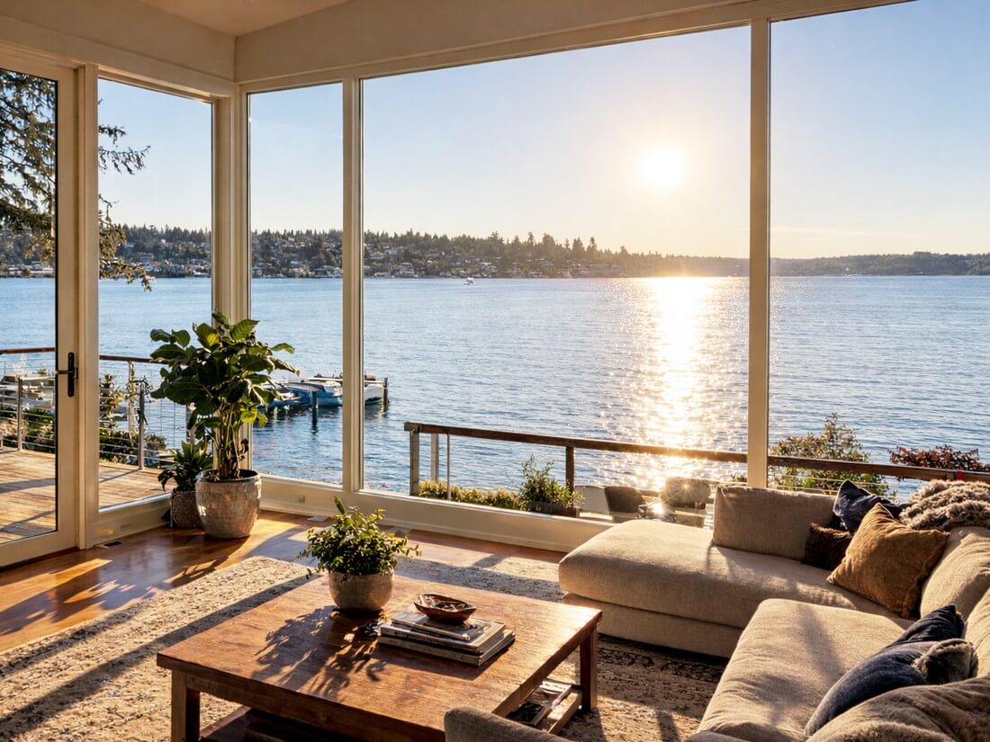 Best Blinds for Waterfront Homes in Redmond, Bellevue, and Seattle