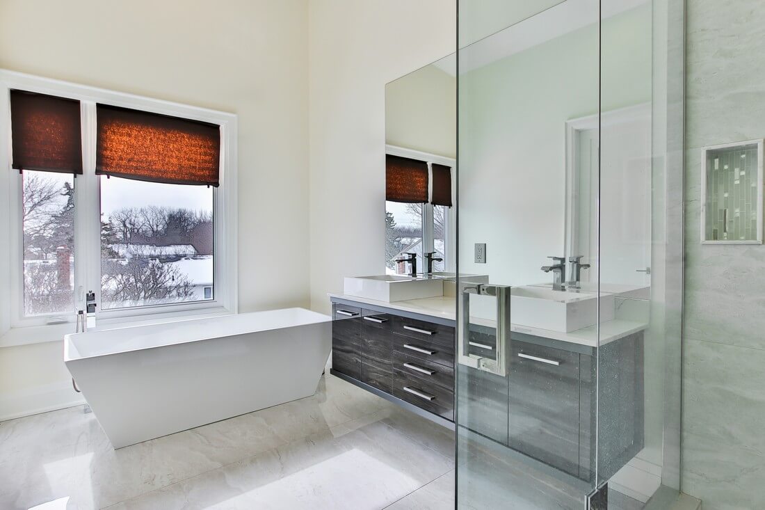 Best window coverings bathrooms seattle privacy design